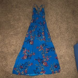 Long target sun dress